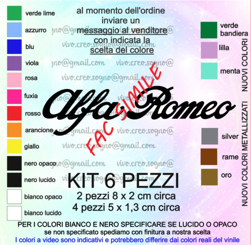 Adesivi pezzi scritta - adesivi,