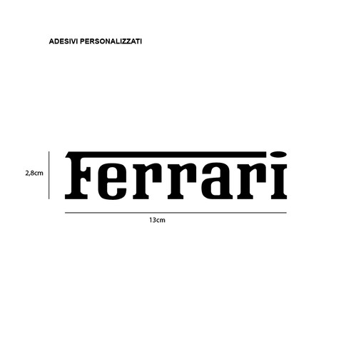 Adesivo ferrari pinze freni - adesivo,