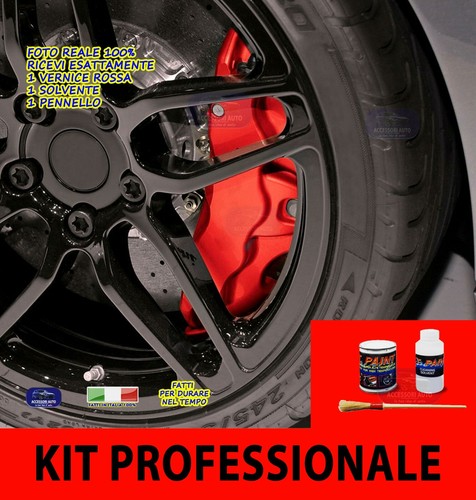 Kit vernice pinze freni - vernice, rosso