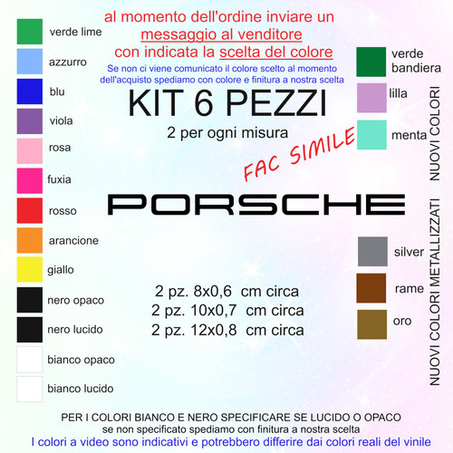 Adesivi pezzi scritta - 6,